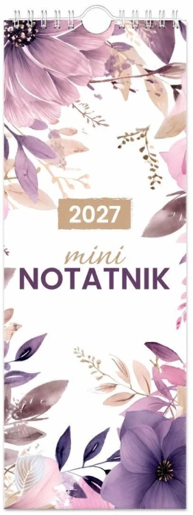 Kalendarz 2027 notatnikowy 33x12,5cm Harmonia