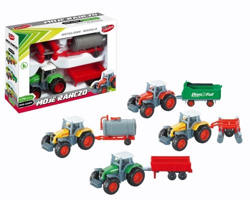 Traktor metalowy Moje Ranczo, Mega Creative