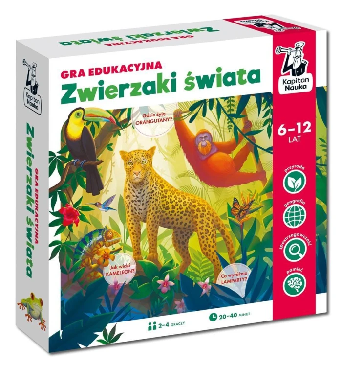 Kapitan Nauka. Zwierzaki świata, Kapitan Nauka