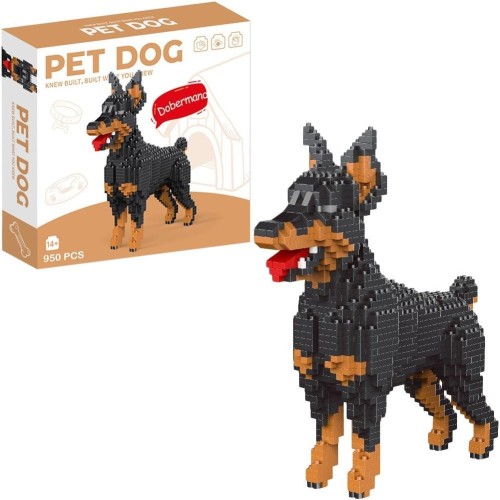 Mini klocki doberman 950el, Trifox