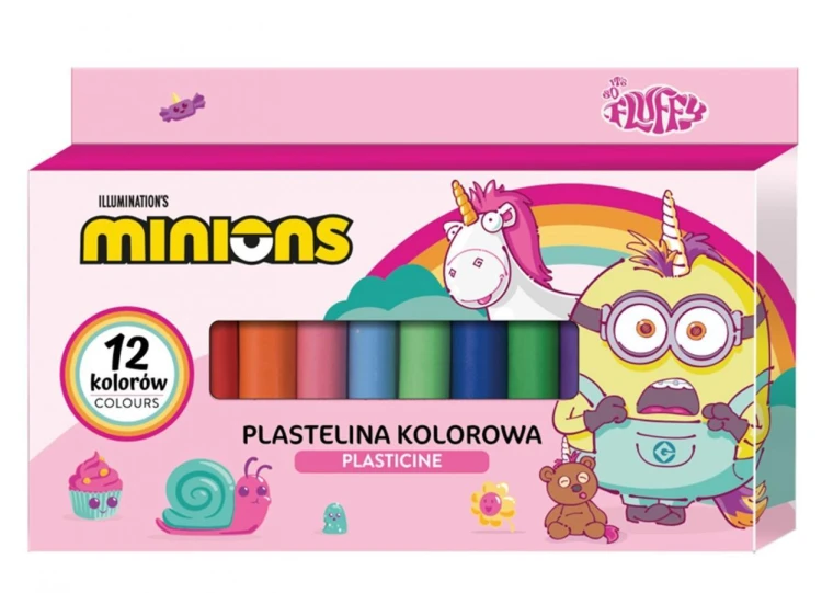 Plastelina Minionki 12 kolorów, Beniamin