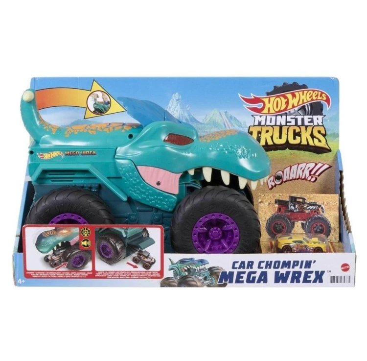 Hot Wheels. Monster Trucks Mega Wrex GYL13, Mattel
