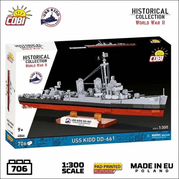 USS Kidd, Cobi