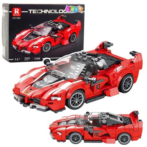 Klocki konstrukcyjne wyścigówka FXX-K 360el