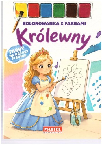 Kolorowanka z farbami Królewny, praca zbiorowa