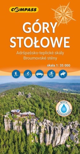 Mapa turystyczna - Góry Stołowe 1:35 000