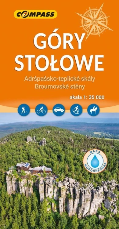 Mapa turystyczna - Góry Stołowe 1:35 000