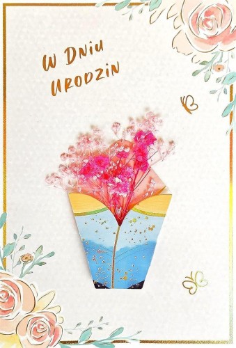 Karnet B6 Urodziny