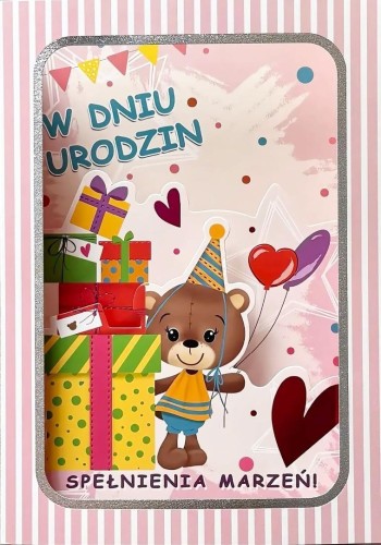 Karnet B6 Urodziny