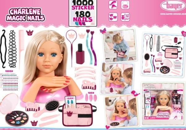 Głowa do stylizacji Charlene Magic Nails