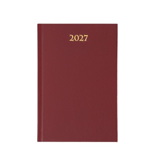 Terminarz 2027 tygodniowy A5 Divas bordowy