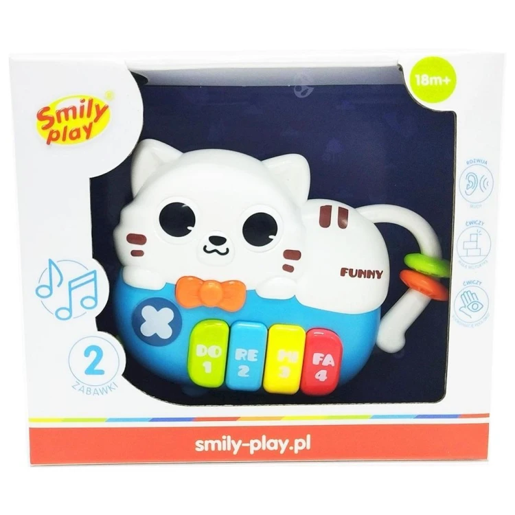 Zwierzaczkowe pianinko kotek, Smily Play