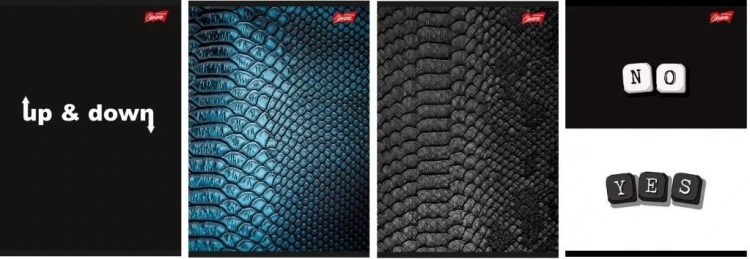 Zeszyt A5/60K linia After Dark (10szt), UNIPAP