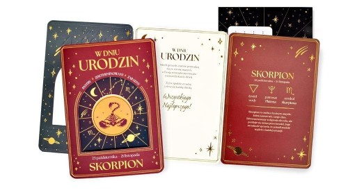 Karnet Urodziny (znaki zodiaku, Skorpion)
