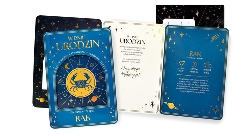 Karnet Urodziny (znaki zodiaku, Rak)