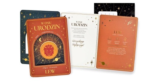 Karnet Urodziny (znaki zodiaku, Lew)