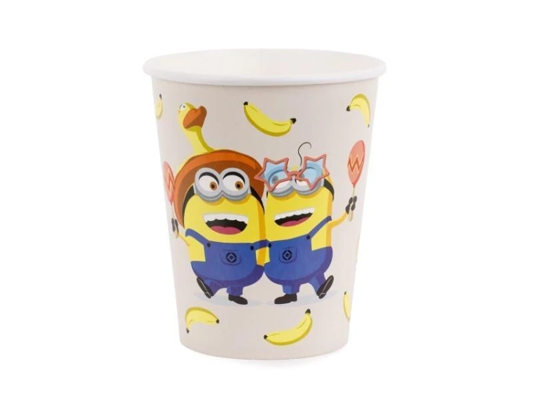 Kubeczki Minionki 250ml 6szt