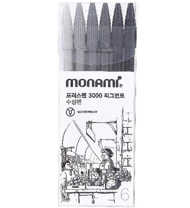Cienkopis Plus Pen 6kol MONAMI, Monami