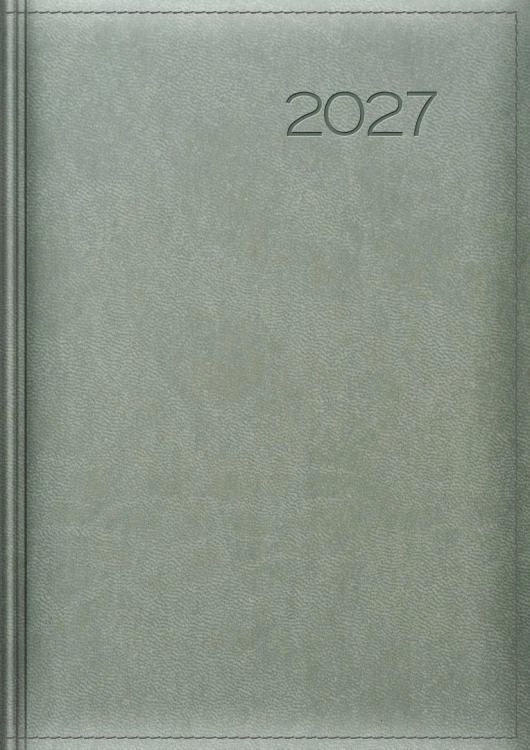 Kalendarz 2027 tygodniowy szary
