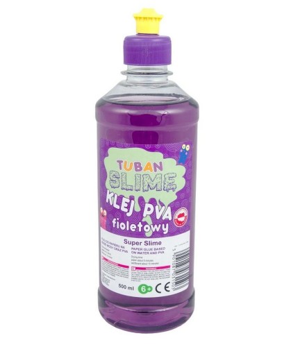 Klej fioletowy PVA 500ml TUBAN, Tuban
