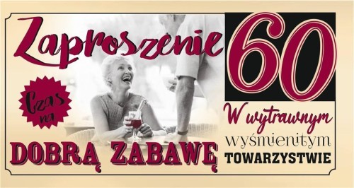 Zaproszenie Urodziny Z87 (10szt.)