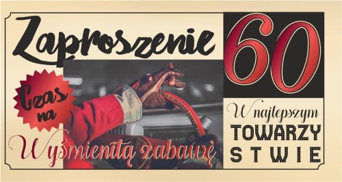 Zaproszenie Urodziny Z81 (10szt.)