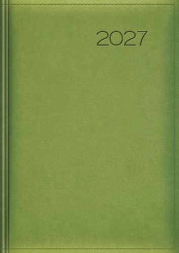 Kalendarz 2027 tygodniowy zielony