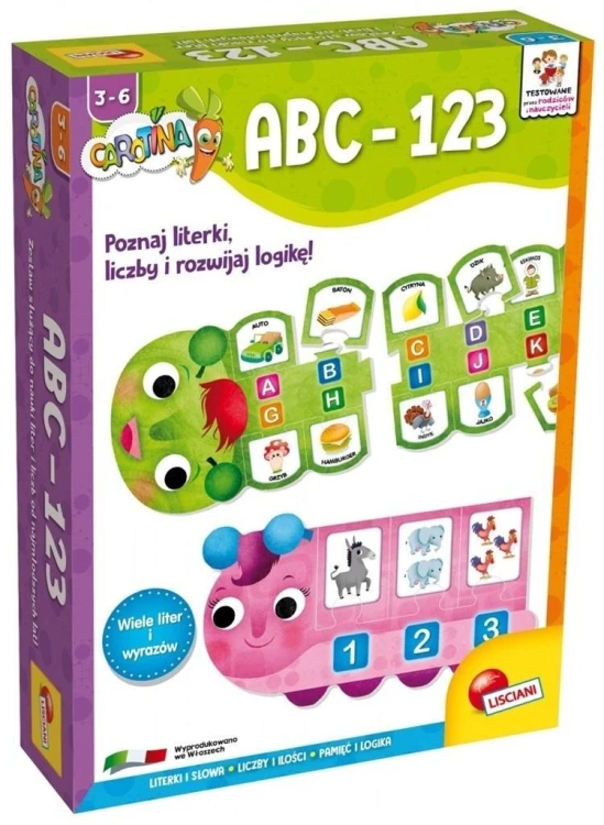 Carotina - ABC-123, Lisciani