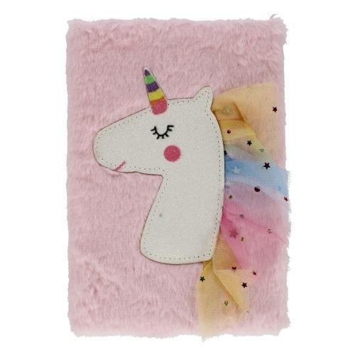 Notes A5 pluszowy pastelowy Unicorn, STARPAK