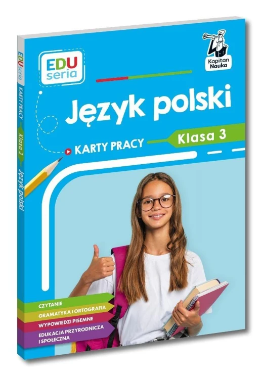 EDUseria. J.Polski. Karty pracy kl.3 Kapitan Nauka