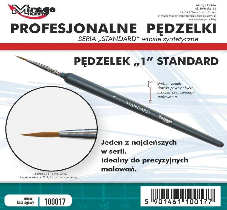 Pędzelek standard 1, Mirage Hobby