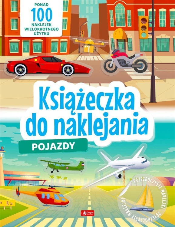 Pojazdy. Książeczka do naklejania, praca zbiorowa