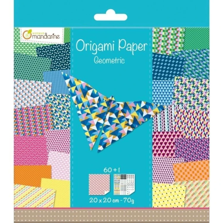 Papier Origami Geomertyczny 20x20cm 70g