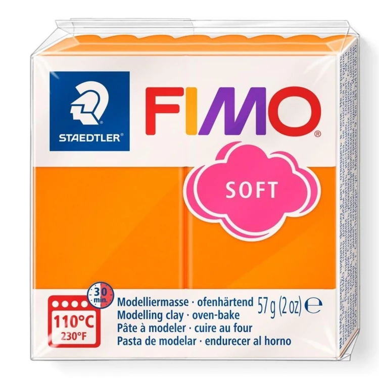 Masa termoutwardzalna Fimo 57g mandarynkowy