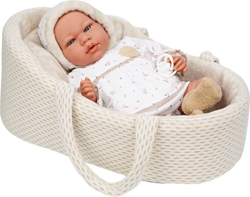 Lalka hiszpańska bobas płacze, mówi 40cm, Arias