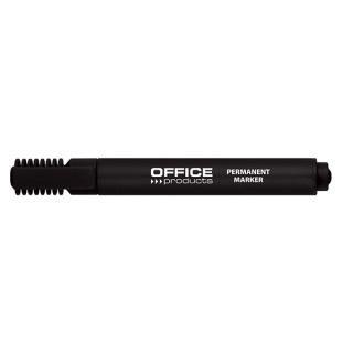 Marker permanentny ścięty 1-5mm czarny (12szt)