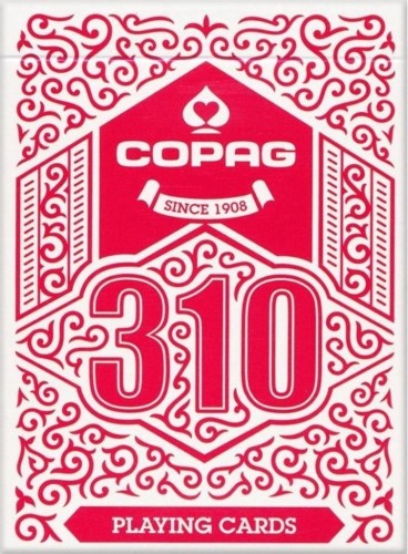 Karty do gry Copag 310 Regular Index Poker czerw