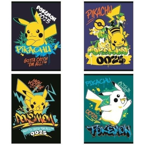 Zeszyt A5/32k kratka Pokemon (15szt), UNIPAP