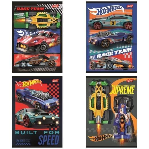 Zeszyt A5/32k linia dwukolorowa Hot Wheels (15szt)