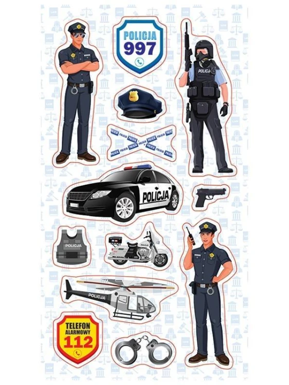 Naklejki Policjanci, Ranok-Creative