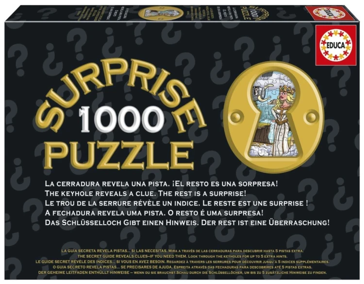 Puzzle 1000 (Surprise Puzzle) Rycerze, Educa