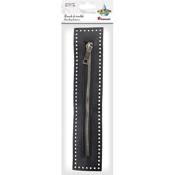 Zamek błyskawiczny do torebki 27x5,5cm czarny