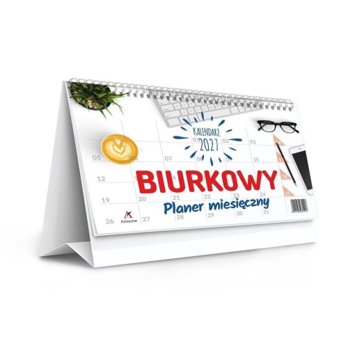 Kalendarz 2027 biurkowy planer 24x15cm