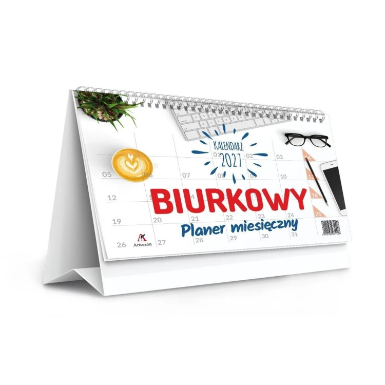 Kalendarz 2027 biurkowy planer 24x15cm