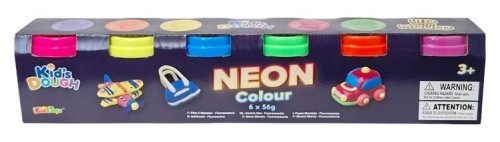 Masa plastyczna 6 kolorów neon, SWEDE