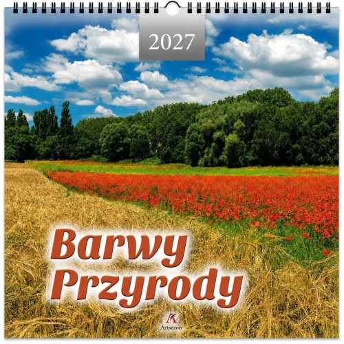 Kalendarz 2027 wieloplanszowy 33x33cm Barwy...