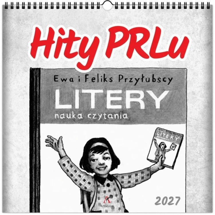 Kalendarz 2027 wieloplanszowy 33x33cm Hity PRLu