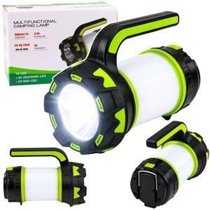 Latarka LED 2w1 kempingowa wielofunkcyjna