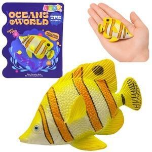 Ryba Miedziana gumowa rozciągliwa 10cm, Leantoys