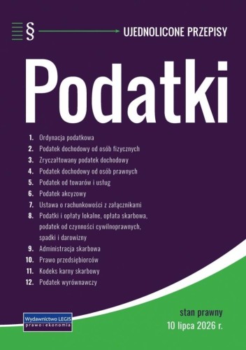 Podatki - ujednolicone przepisy, praca zbiorowa